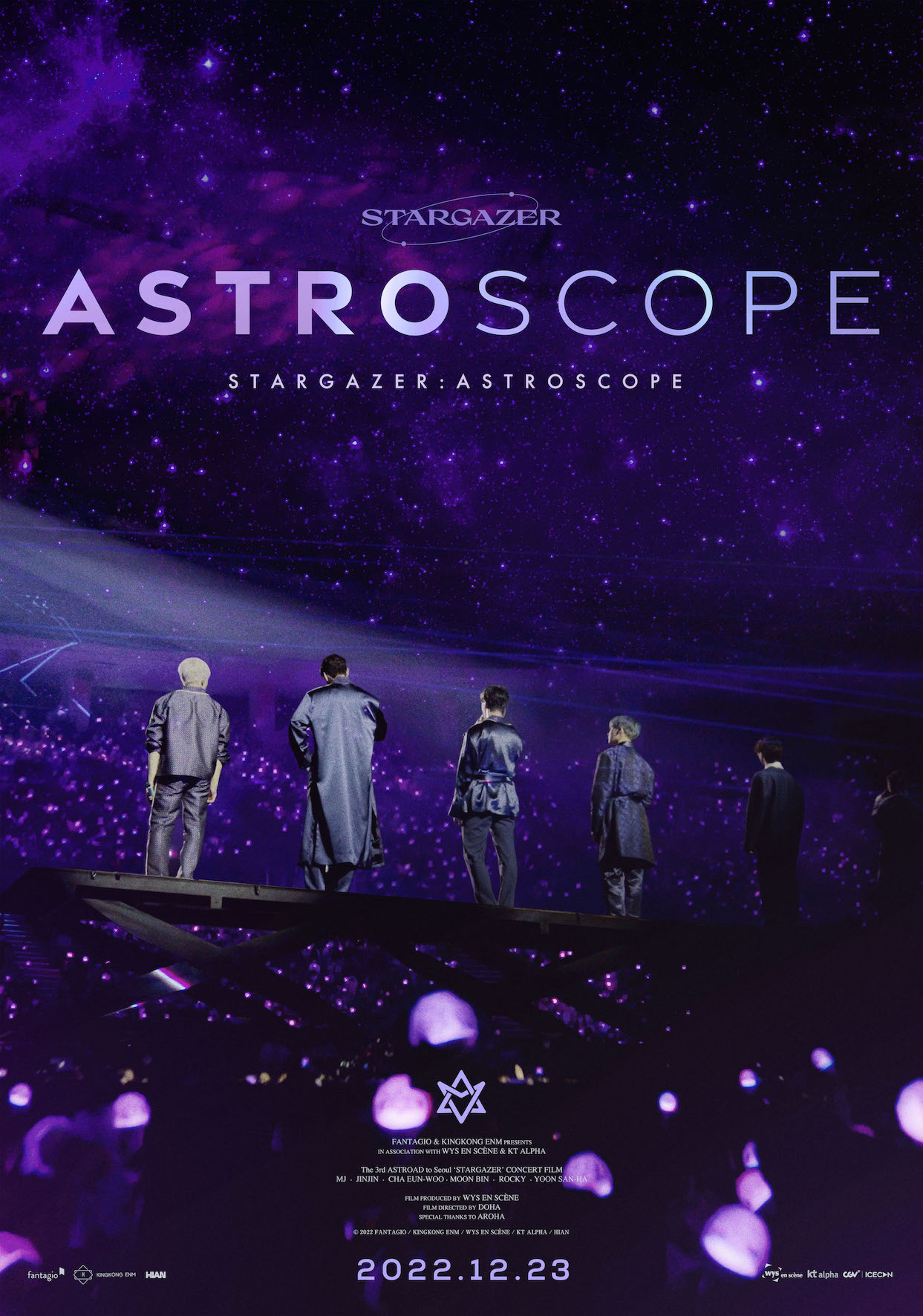 【特別ステージスチールも♡】韓国6人組ボーイズグループ「ASTRO」の映画『STARGAZER: ASTROSCOPE』が期間限定で日本で上映されることが決定！♡